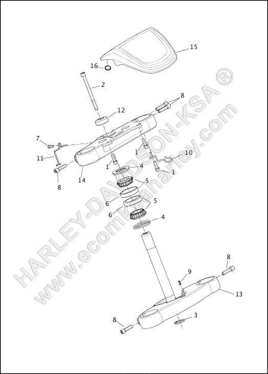 FORK BRACKETS, FRONT 